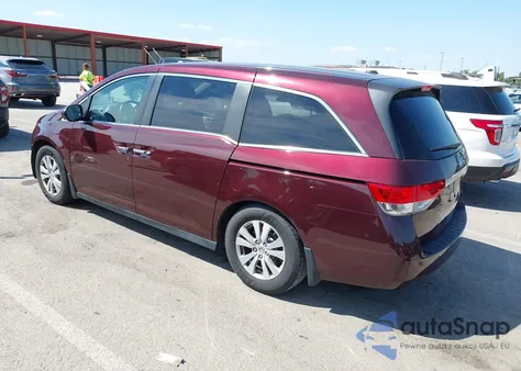 2014 Honda Odyssey Ex-L из США, поврежденный, VIN 5FNRL5H60EB047476